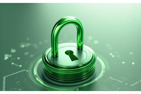 Un lacăt digital securizat pe un fundal estompat de date curgătoare, simbolizând protecția datelor personale.